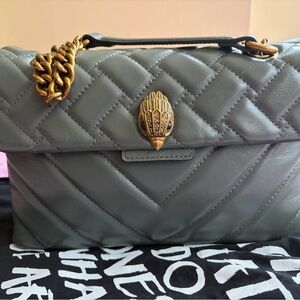 Kurt Geiger Medium Kensington Quilted Gray